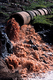 effluent-pipe